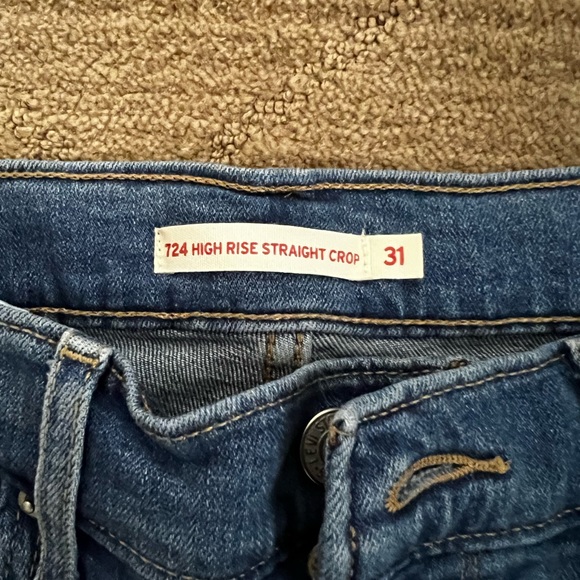 Levi’s 724 High Rise Straight Crop - Picture 9 of 9